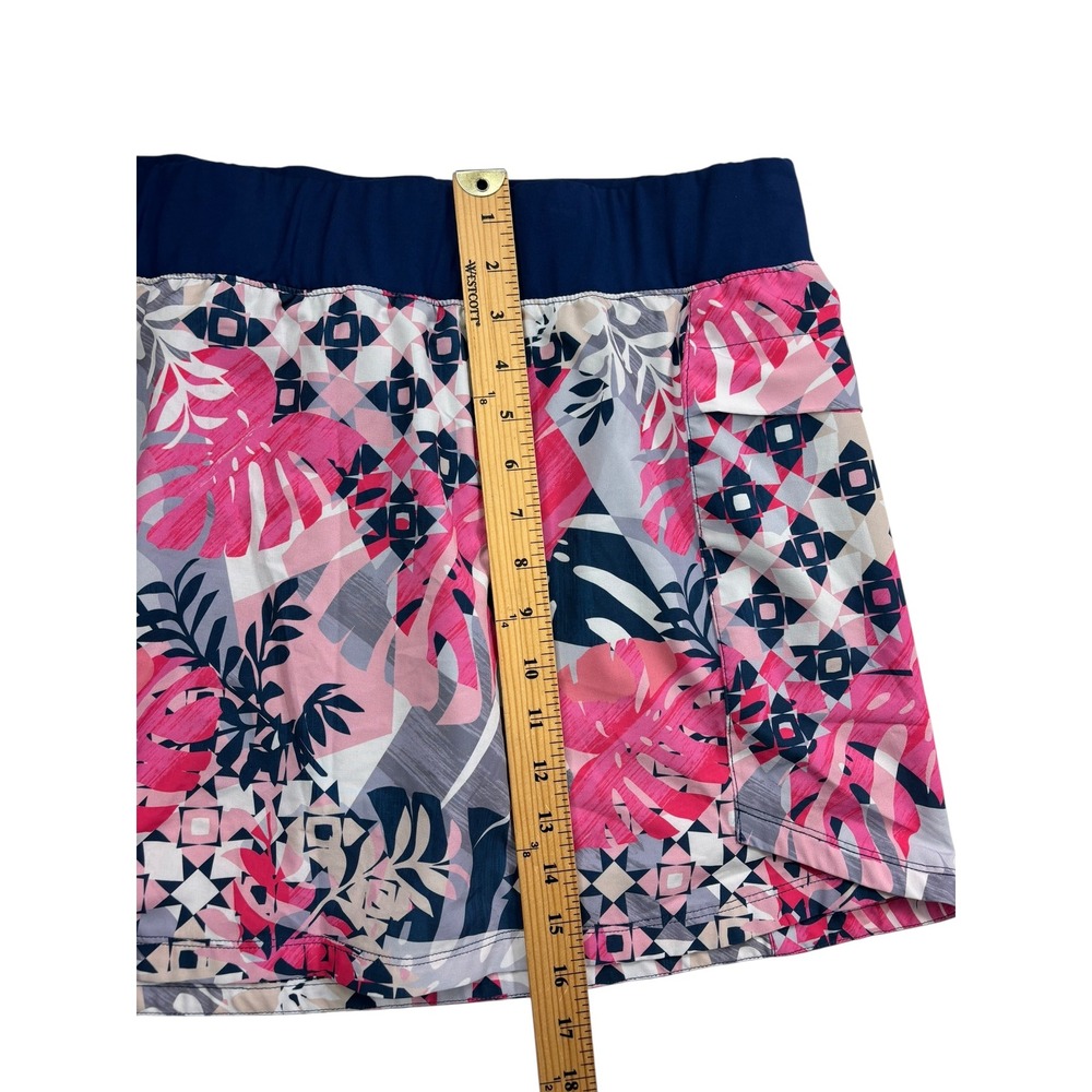 Reel Legends Women's PL Petite Large Athletic Skort Tropical‎ Golf Tennis Skirt - Picture 12 of 16